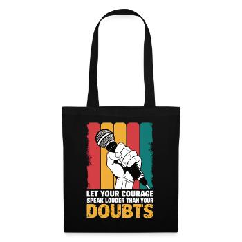 Poetry Slam Speak Loud Slam Poetry - Tote Bag - black - Front