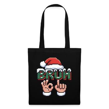 Santa 67 Bruh Christmas Meme - Tote Bag - black - Front