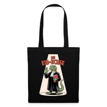 The Eid Lizard in Judge Look Cartoon - Tote Bag - black - Front