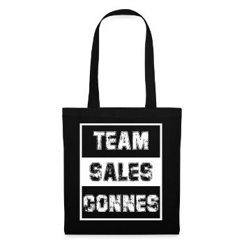 Team Sales Connes -  Polémique  Brigitte  - Sac en tissu - noir - Devant