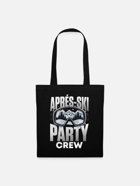 Apres Ski Party Crew - Stoffbeutel - Schwarz