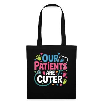 Our patients are sweeter - Tote Bag - black - Front