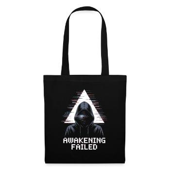 Awakening Failed Glitch im Hacker-Stil - Stoffbeutel - Schwarz - Vorne