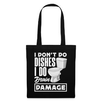 Toilet Clogging Master Funny - Tote Bag - black - Front
