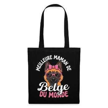  Bestes Belgisches Muttergeschenk Der Welt Für - Stoffbeutel - Schwarz - Vorne