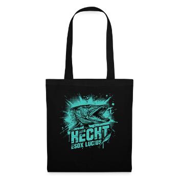 Pike – Esox Lucius: The Hunter - Tote Bag - black - Front
