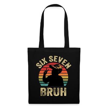 SixSeven Broth Retro Silhouette - Tote Bag - black - Front