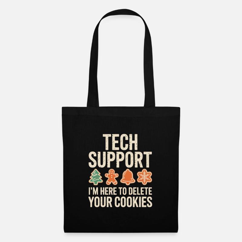 Tech Support Cookies Deletion - Tote Bag - black