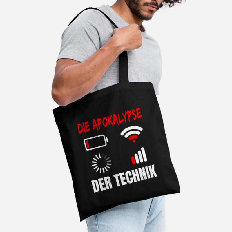 Coder DIE APOKALYPSE DER TECHNIK LUSTIG Stoffbeutel