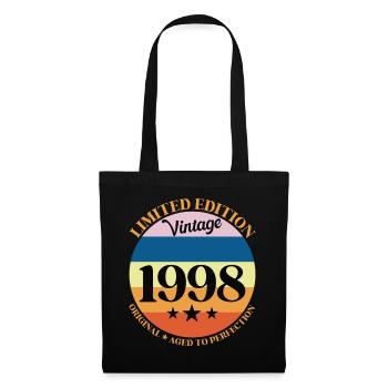 1998 Vintage Birthday Gift 98 Birthday - Tote Bag - black - Front