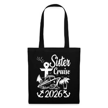 Voyage de vacances 2026 pour les Sœurs des Femmes - Sac en tissu - noir - Devant
