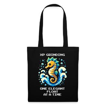 XP-Grind: float elegantly | Seahorse - Tote Bag - black - Front