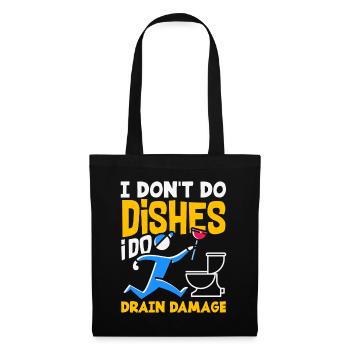 Toilet Clogging Master Funny - Tote Bag - black - Front