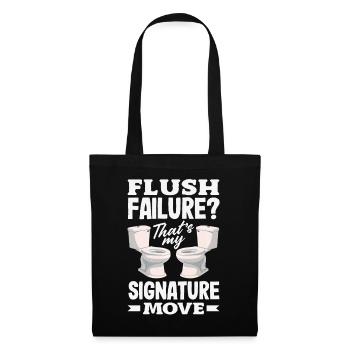 Toilet Clogging Master Funny - Tote Bag - black - Front