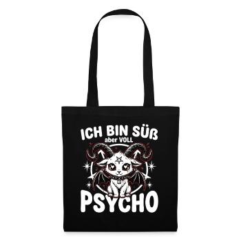 Je suis mignon mais complètement cinglé – Kawaii Goth - Sac en tissu - noir - Devant