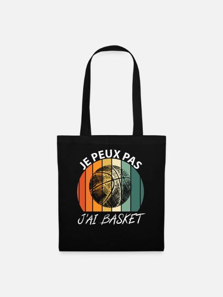 I can't I have Basketball - Tote Bag - black