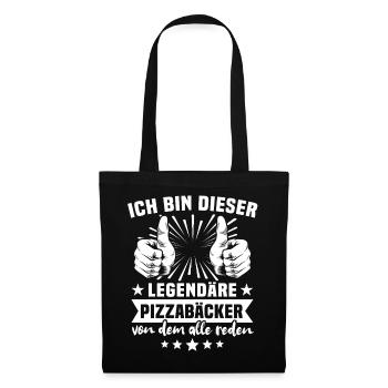 Pizza Maker Legend - Tote Bag - black - Front