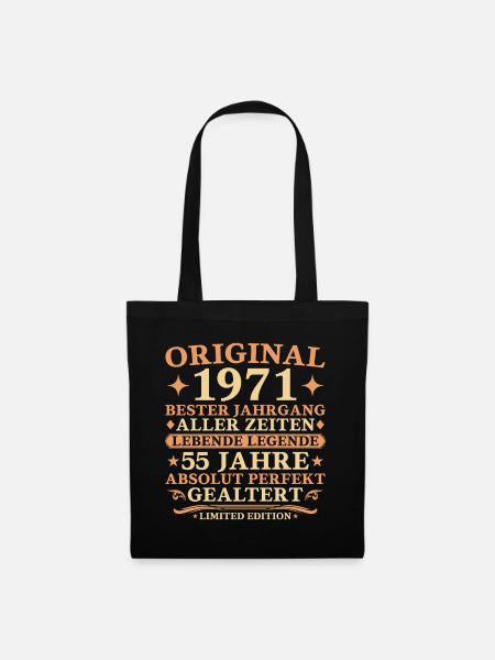 Don original du 55e anniversaire de 1971 - Sac en tissu - noir