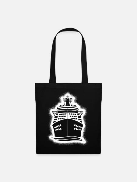 Kreuzfahrt Kreuzfahrtschiff Kinder Kreuzfahrer - Stoffbeutel - Schwarz