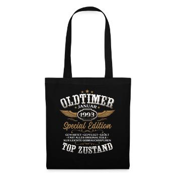 33rd Birthday Gift Classic Car January 1993 - Tote Bag - black - Front