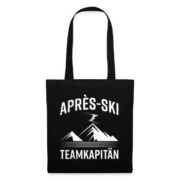 Skier funny APRES-SKI TRAINER FUNNY - Tote Bag - black - Front