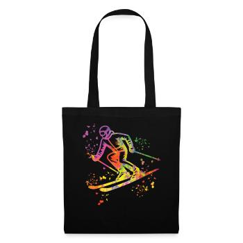 Ski alpin Sports d’hiver Ski nordique - Sac en tissu - noir - Devant