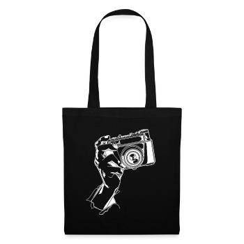 Photographie - Sac en tissu - noir - Devant