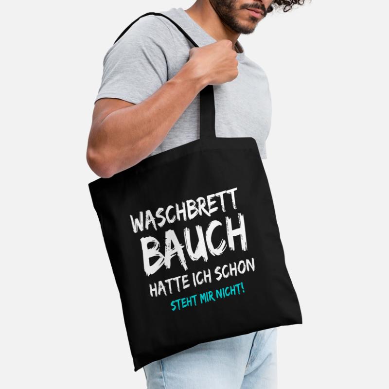 J’avais déjà des abdos en six-pack, ça ne me va pas ! Sac en tissu