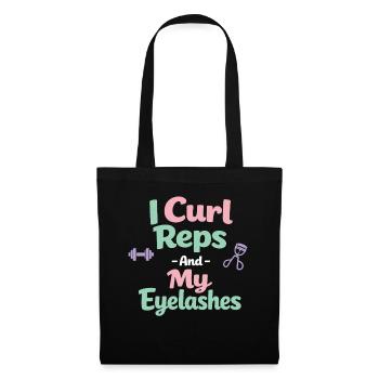 Anime Strong Girl Taking The Force In - Tote Bag - black - Front