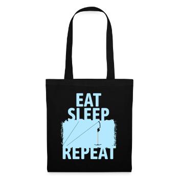 Ankerlift | Eat Sleep Lift Repeat | Skiing - Tote Bag - black - Front