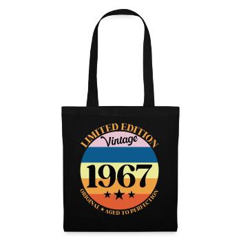 1967 Vintage Birthday Gift 67 Birthday - Tote Bag - black - Front