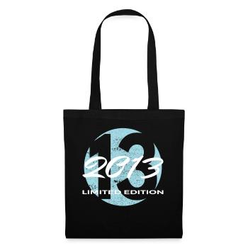 13e anniversaire 2013 cadeau garçons et filles - Sac en tissu - noir - Devant