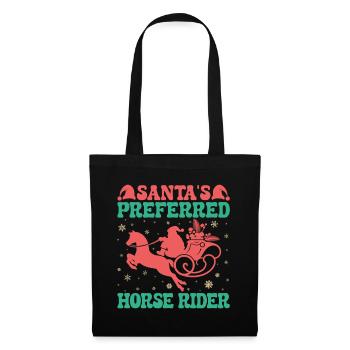 Hobby Horse Rider Preferred English Riding - Stoffbeutel - Schwarz - Vorne