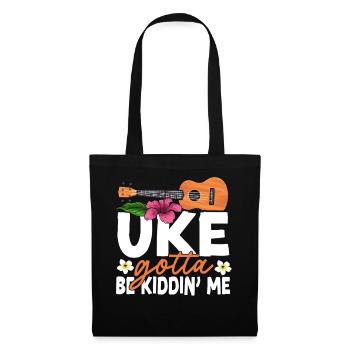 Hawaiian Ukulele Uke Uke Gotta Be - Tote Bag - black - Front