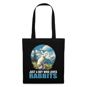 Lapin Lapin - Sac en tissu - noir - Devant