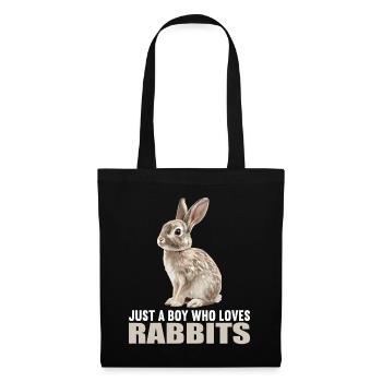 Lapin Lapin - Sac en tissu - noir - Devant