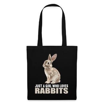 Lapin Lapin - Sac en tissu - noir - Devant