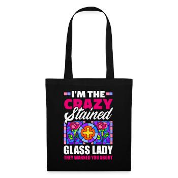 Stained Glass Art Stained Glass Artist - Tote Bag - black - Front