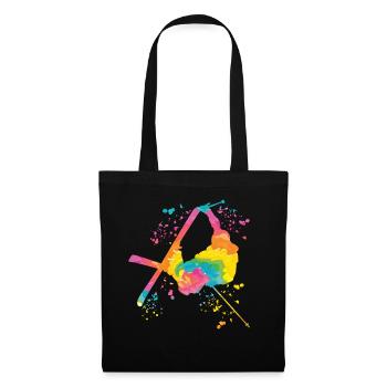 Ski alpin Sports d’hiver Ski nordique - Sac en tissu - noir - Devant