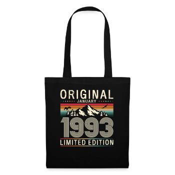 33e anniversaire Original janvier 1993 - Sac en tissu - noir - Devant