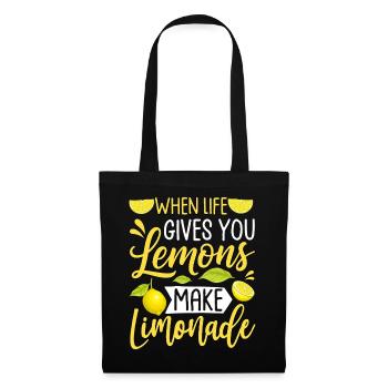 When Life Gives You Lemons Make Lemonade - Tote Bag - black - Front