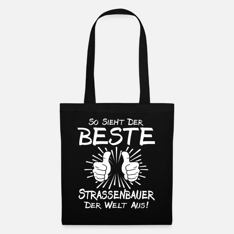 Meilleur constructeur de routes - Sac en tissu - noir
