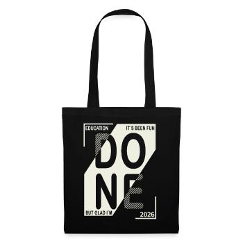 Done 2026 – Training completed design - Tote Bag - black - Front