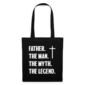 Croix de la Légende du Père Myth - Sac en tissu - noir - Devant