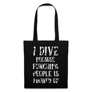 Diving Diver Snorkeling Recreational Diver - Tote Bag - black - Front