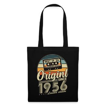 Original 1956 Vintage Vintage Anniversaire Rétro - Sac en tissu - noir - Devant