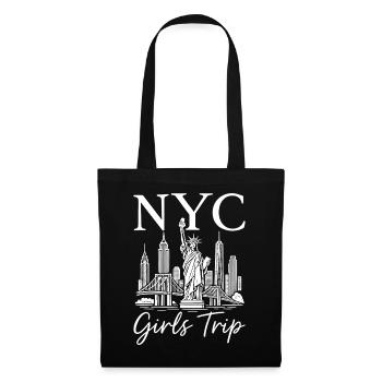 NYC Girls Trip - Stoffbeutel - Schwarz - Vorne