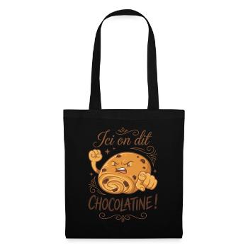 Here we say chocolatine! - Tote Bag - black - Front