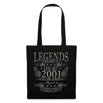 25e anniversaire Original janvier 2001 - Sac en tissu - noir - Devant