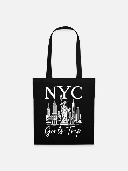 NYC Girls Trip - Stoffbeutel - Schwarz